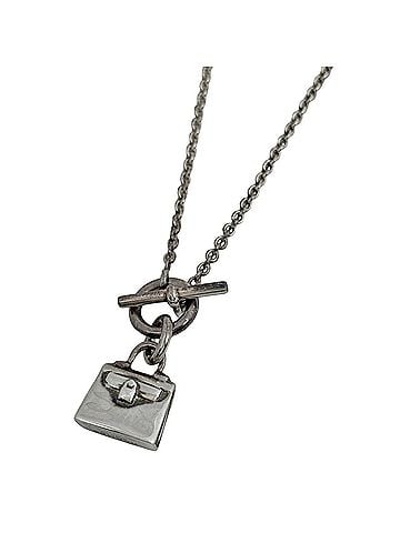 Hermès Hermes Amulette Kelly Necklace, Sterling Silver 925, Silver, Women's (view 1)