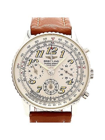 Breitling Breitling Navitimer Twin Sixty A39022 Silver Dial Men's Watch (view 1)