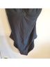 Quince Solid Black One Piece Swimsuit Size M - photo 5