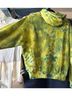 Aviator Nation Tie-dye Blue Green Pullover Hoodie Size XS - photo 5