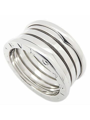 Bvlgari BVLGARI B.zero1 Ring, 4-band, Size M, #60, 18K White Gold, Men's, 295696 (view 1)
