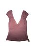 Free People Red Short Sleeve Blouse Size S - photo 4