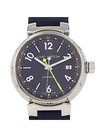 Louis Vuitton Louis Vuitton Tambour GMT Q1131 SS Automatic Watch (view 1)