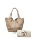 Hermès 100% Leather Brown Clemence Picotin Lock 18 One size - photo 8