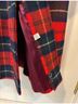Pendleton 100% Wool Plaid Red Blue Green Coat Size S - photo 6