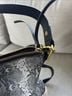 Fossil 100% Leather Snake Print Black White Shoulder Bag One size - photo 8