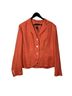 Ralph Lauren 100% Linen 100% Acetate Solid Orange Blazer Size 16 - photo 1