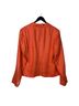 Ralph Lauren 100% Linen 100% Acetate Solid Orange Blazer Size 16 - photo 2