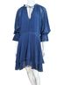 Alice + Olivia 100% Polyester Blue Casual Dress Size 4 - photo 1