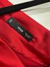 Mango 100% Satin Red Cocktail Dress Size 2X - photo 5