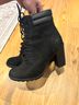 Timberland Black Ankle Boots Size 8 1/2 - photo 4