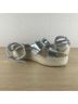 The Drop Silver Sandals Size 8 1/2 - photo 4