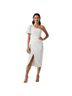 Astr White Cocktail Dress Size XS - photo 1