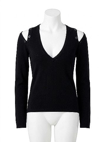 L'Agence Addie Sweater in Black (view 1)