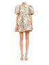 Sofie Brown Mirelle Mini Dress in Multi Size S - photo 2