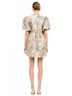 Sofie Brown Mirelle Mini Dress in Multi Size S - photo 3