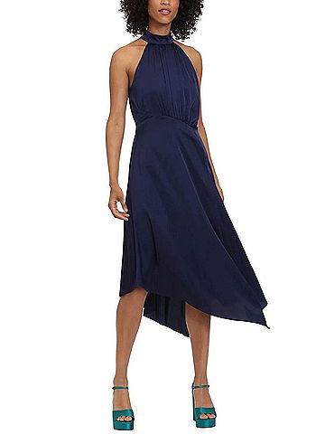 Maggy London Halter Style Midi Dress in Astral Aura (view 2)
