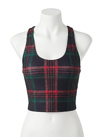 Beach Riot Yara Tank Top in Ribbon Plaid (view 1)