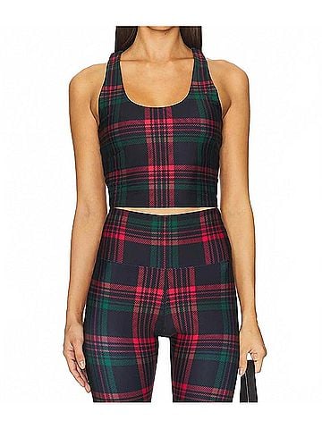 Beach Riot Yara Tank Top in Ribbon Plaid (view 2)