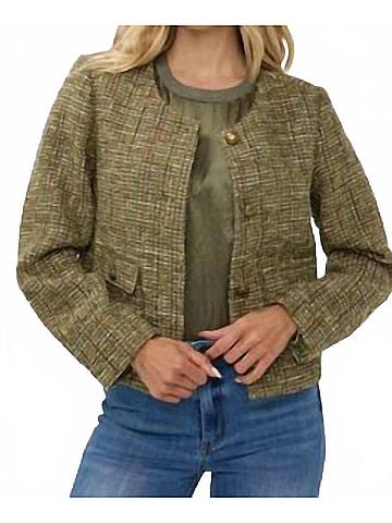 ESQUALO Tweed Blazer in Multi Color (view 2)