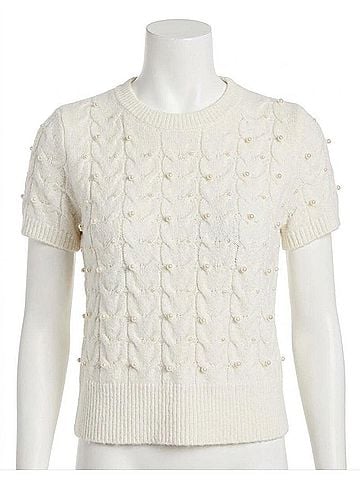 Drew Eloise Sweater in Ivory (view 1)