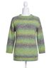 MULTIPLES Stripes Green Ombre Striped Sweater in Olive Size S - photo 1