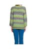 MULTIPLES Stripes Green Ombre Striped Sweater in Olive Size S - photo 4