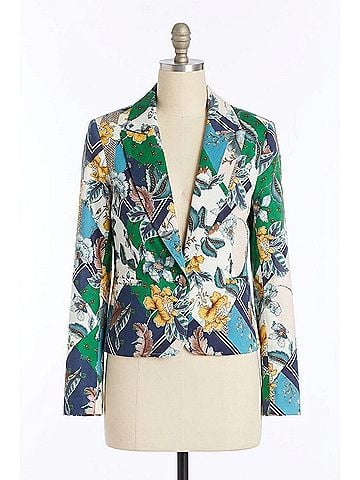 Drew Women's Milo Floral Jacket in Kelly (view 1)