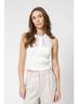 Central Park West Solid White Brooklyn Top in White Size XS - photo 2