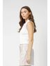 Central Park West Solid White Brooklyn Top in White Size XS - photo 3