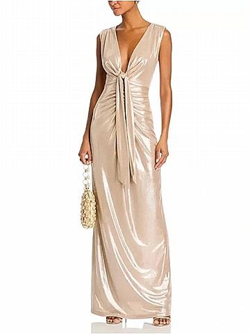 Ramy Brook Breonna Gown in Gold (view 2)