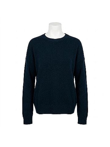 Zadig & Voltaire Cici Patch Cashmere Jumper Sweater in Encre (view 1)