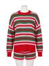 Beach Riot Stripes Red Callie Sweater in Ruby Stripe Size S - photo 1