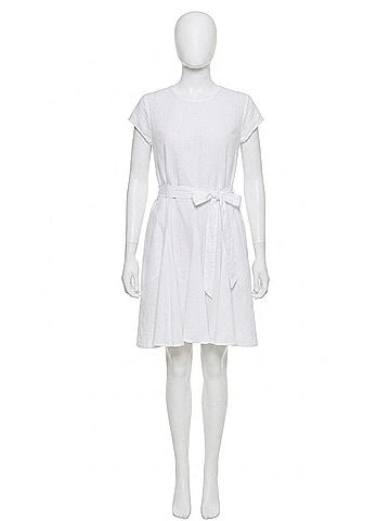 Splendid Lydia Linen Mini Dress in White (view 1)