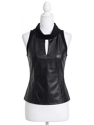 Drew Pierson Halter Top in Black (view 1)