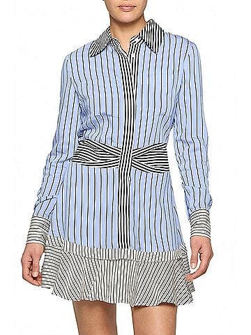Ramy Brook Solana Mini Dress in Catalina Stripe (view 2)