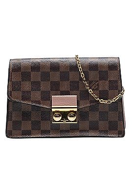 Louis Vuitton Damier Ebene Croisette Chain Wallet (view 1)