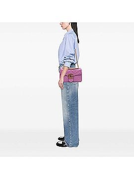 Gucci Large GG Marmont Matelasse Leather Shoulder Bag (view 2)