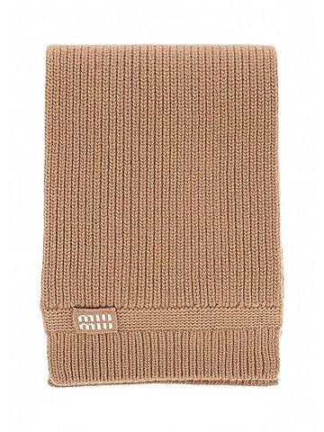 Miu Miu Wool Knit Scarf (view 1)