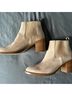 Jenni Kayne 100% Suede Tan Ankle Boots Size EU 41 - photo 4