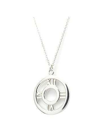 Tiffany & Co. TIFFANY&amp;Co. Tiffany Atlas Open Medallion Necklace SV925 Women's 295653 (view 2)