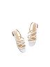 Talbots 100% Leather White Sandals Size 7 1/2 - photo 1