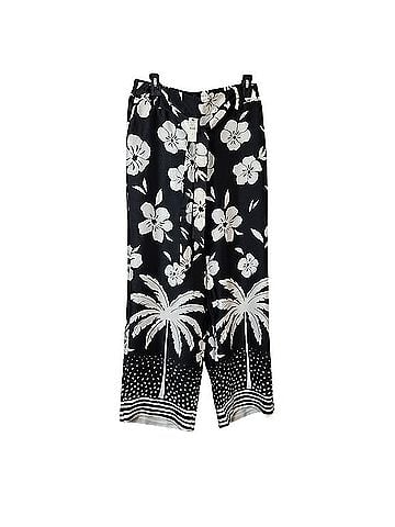 Talbots Tie Waist Wide Leg Pants Track Pants (view 1)