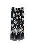 Talbots 100% Polyester Print Black White Track Pants Size S - photo 2