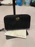 Coach 100% Leather Plaid Black Wristlet One size - photo 3