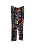 The Pyramid Collection Floral Black Red Casual Pants Size M - photo 2