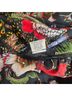 The Pyramid Collection Floral Black Red Casual Pants Size M - photo 4