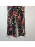 The Pyramid Collection Floral Black Red Casual Pants Size M - photo 5