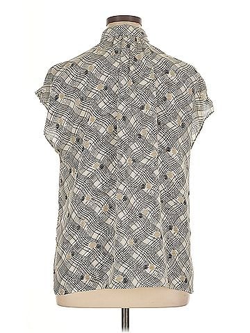 Max Studio Max Studio Sleeveless Button Down Shirt (view 2)