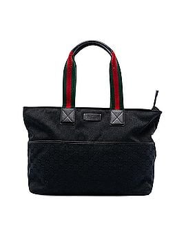 Gucci GG Canvas Web Tote (view 1)